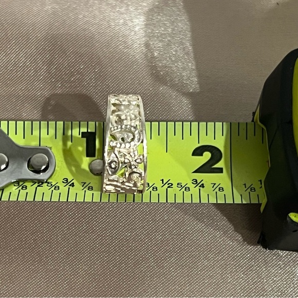 Sterling Silver 925 Good Luck Lucky‎ Charms Luck Symbol Ring Size 6.5 - Picture 6 of 16